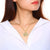Women’s Round Pendant Cross Necklace-Cross Necklace-Auswara