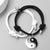 Yin & Yang Magnetic Couples Bracelets-Couple Bracelet-Auswara