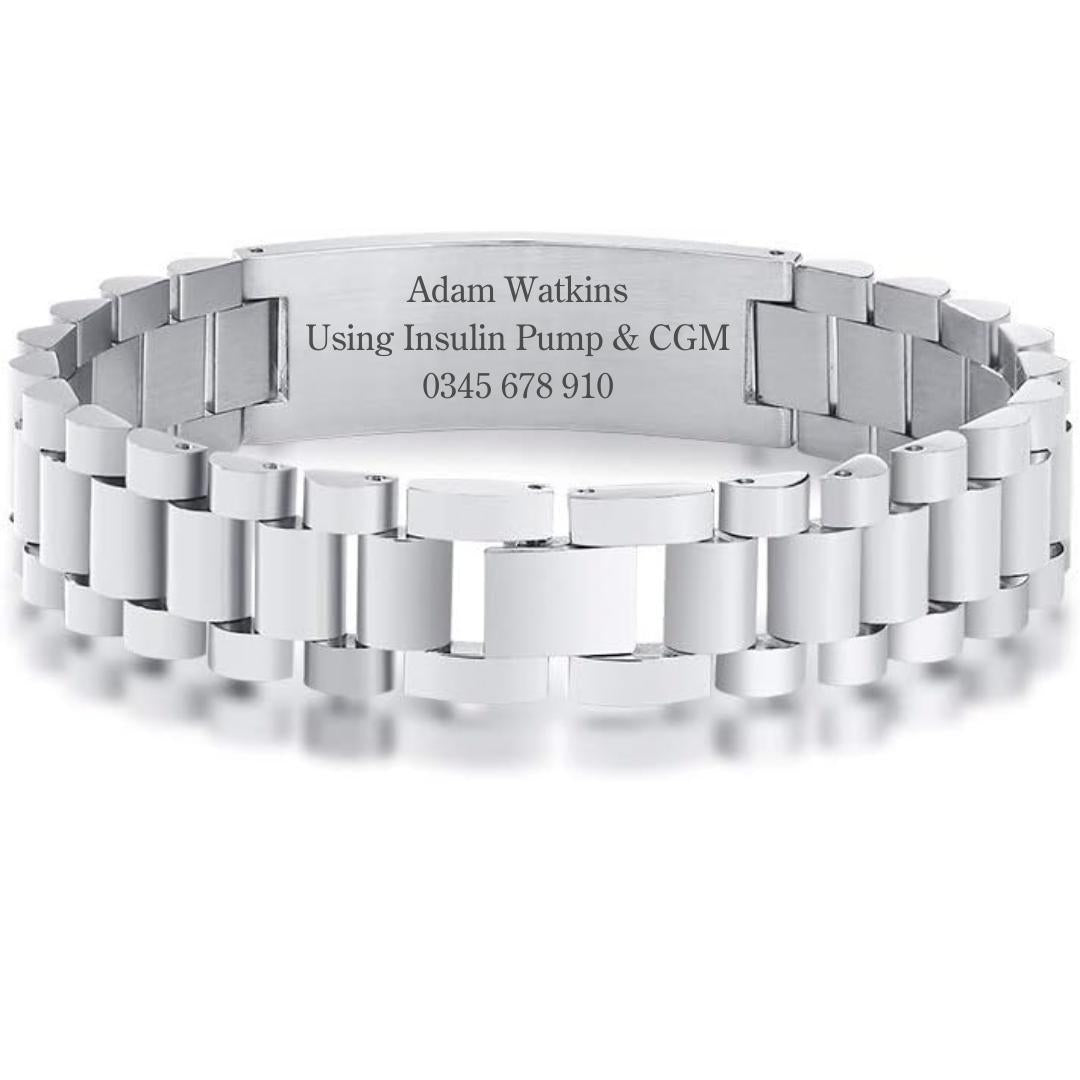 Aussie's Luxe Guardian Medical ID Bracelet-Medical ID Bracelet-Auswara