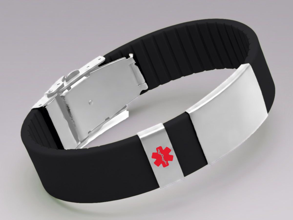 FlexGuard Personalised Unisex Medical ID Bracelet