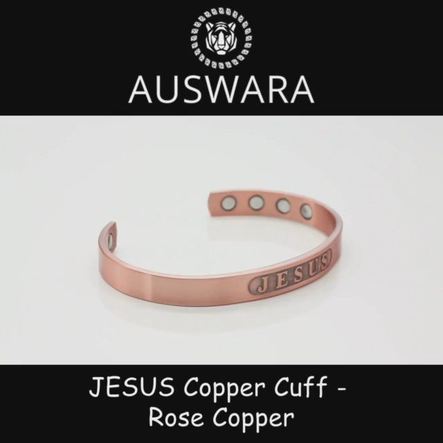 JESUS Copper Cuff – Light-Revealed Edition