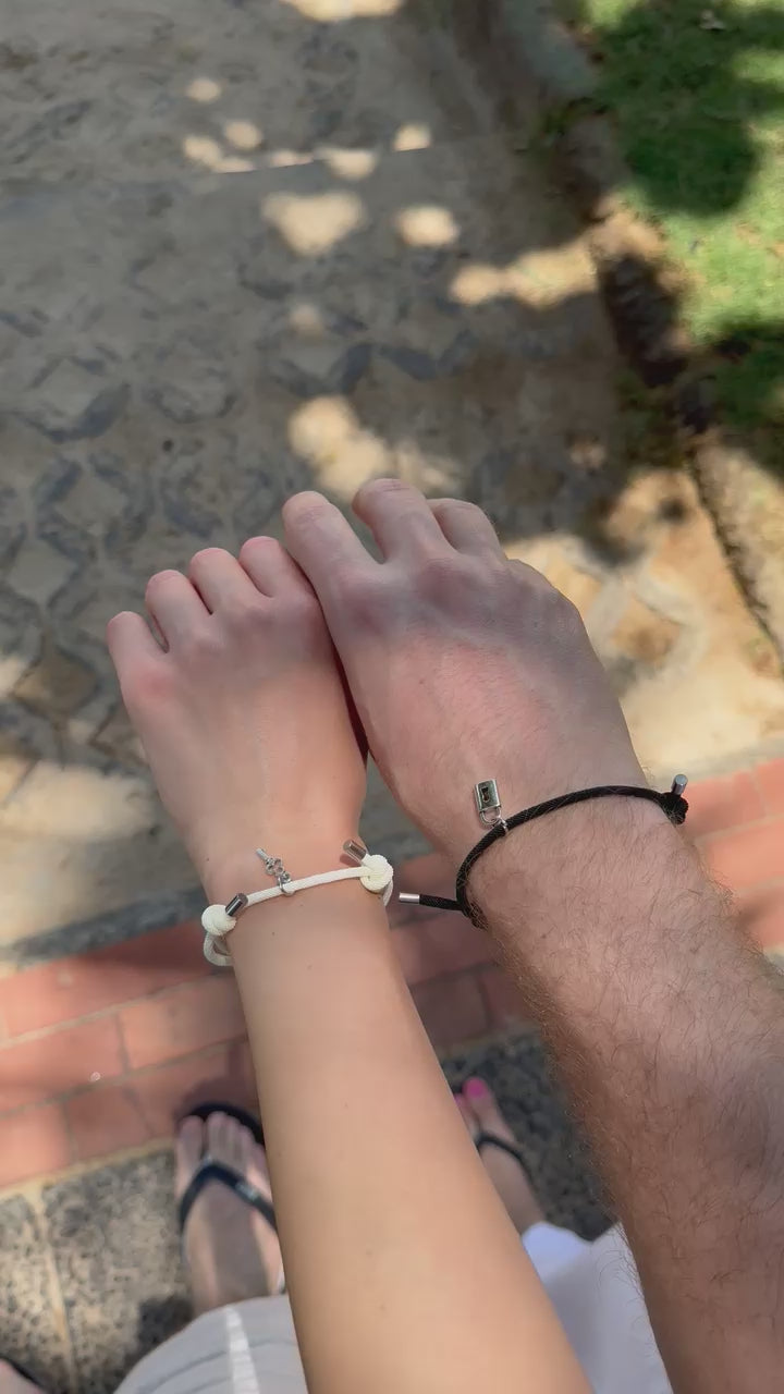 Key to My Heart matching Bracelet Set