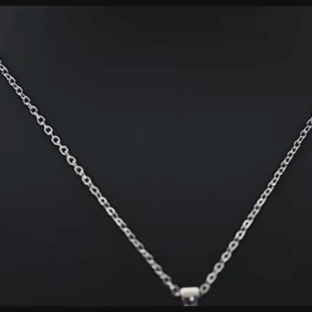 Sterling Silver Mini Evil Eye Pendant – Delicate Everyday Charm