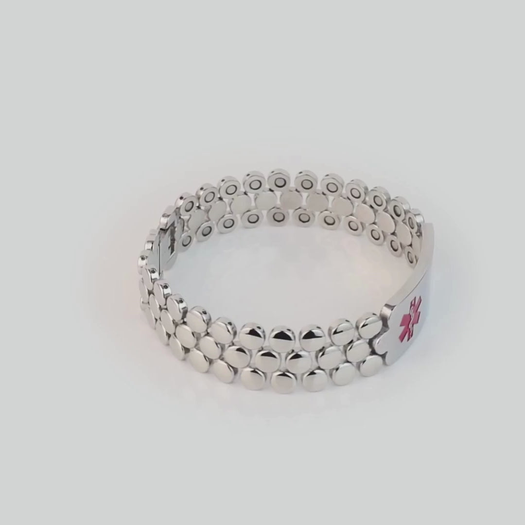 SilverPulse Medical Alert Bracelet
