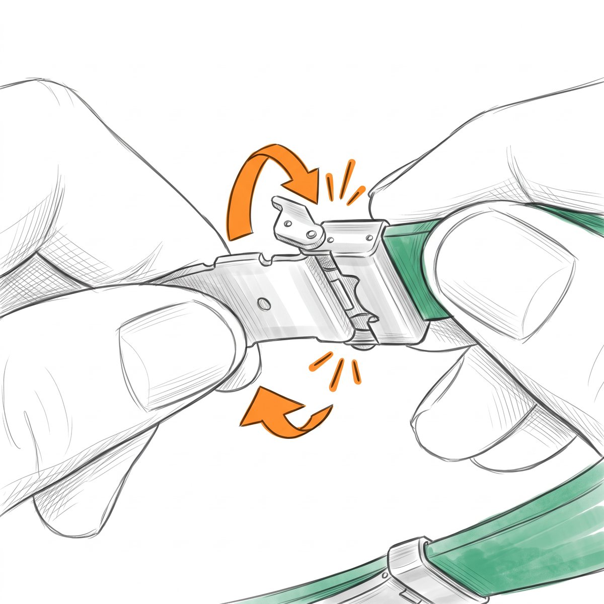 Close the clasp
